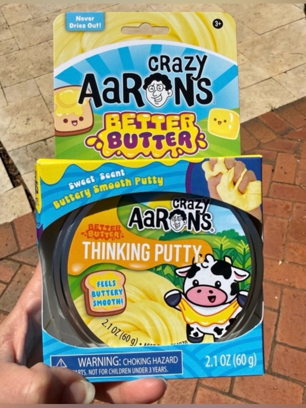 Crazy Aaron’s Better Butter Thinking Putty - Yellow